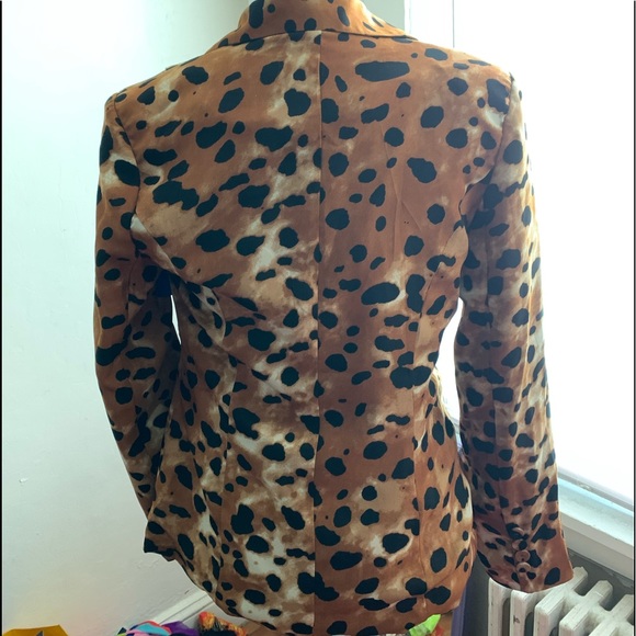 Animal Print Blazer - Picture 4 of 4